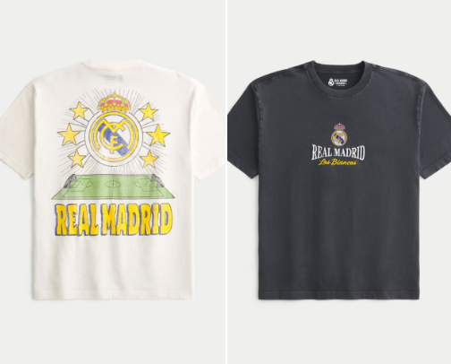 Hollister x Real Madrid cover photo collage