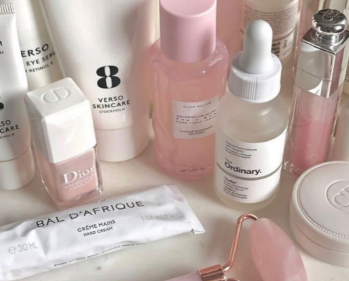 Skincare (AM + PM) cover photo collage