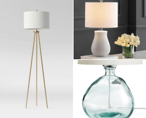 Lamps - both affordable and cute! cover photo collage