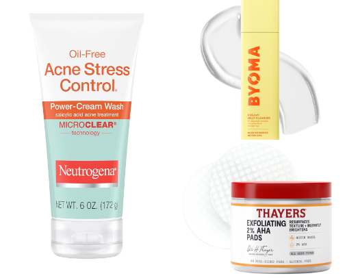 Face routine as a 30 year old wanting glassy skin cover photo collage