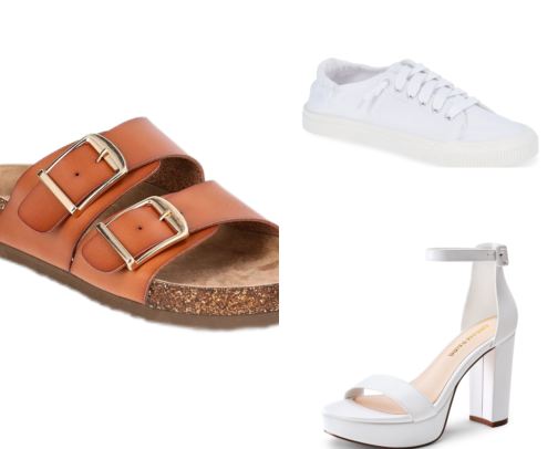 Cute & Comfy Shoes (sandals, sneakers, slides) cover photo collage