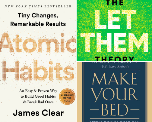 Self-growth books worth reading cover photo collage