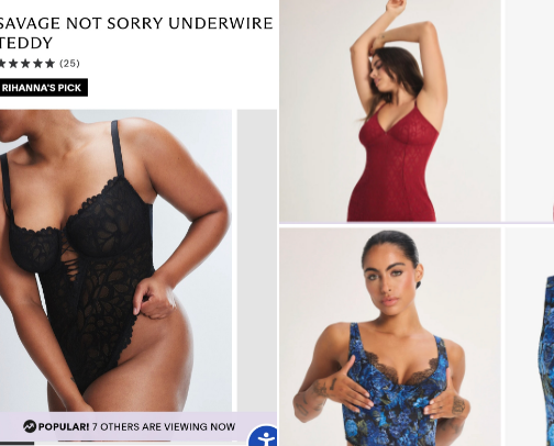 SAVAGE X FANTY- shop list for presents 🎁-my 😍 cover photo collage