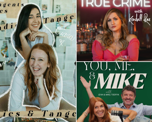 Favorite Podcasts cover photo collage