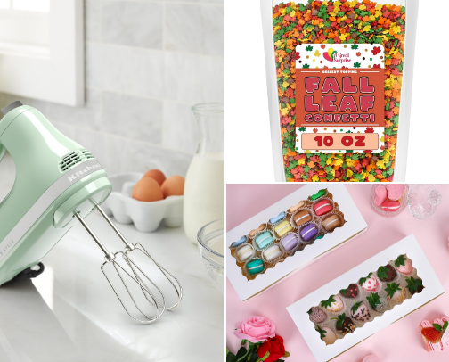 🧁Baking Supplies Wishlist | Sprinkles, Candy Making, Tools & Packaging🧁 cover photo collage