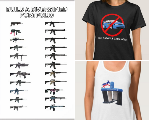 Gun merch cover photo collage