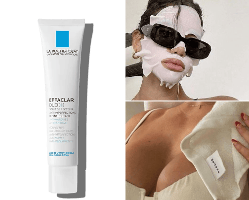 skincare and bodycare cover photo collage