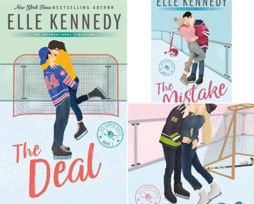 Elle Kennedy's books cover photo collage