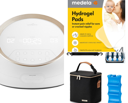 My recommended items for breastfeeding! cover photo collage
