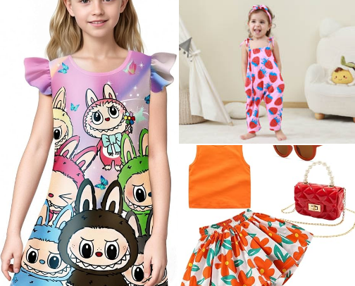 Kids’ Stylish Wardrobe cover photo collage