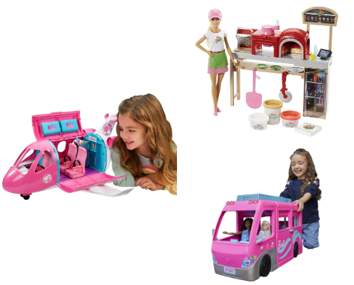 Barbie Playsets cover photo collage