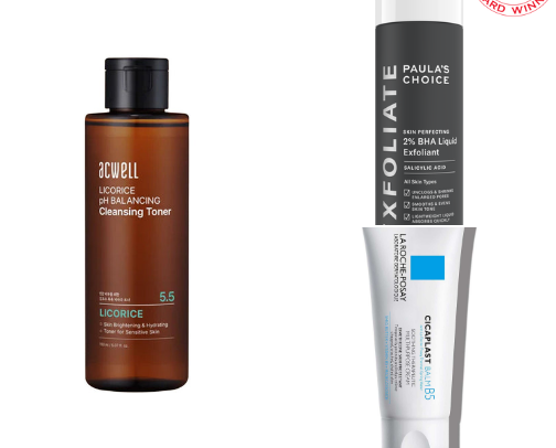 These are my go-to products that keep my skin hydrated, smooth, and glowing. Giving mature skin the care it deserves! cover photo collage