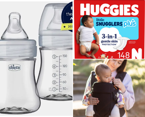 Babies Essential for New parents cover photo collage