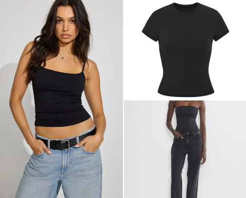 Fashion basics cover photo collage