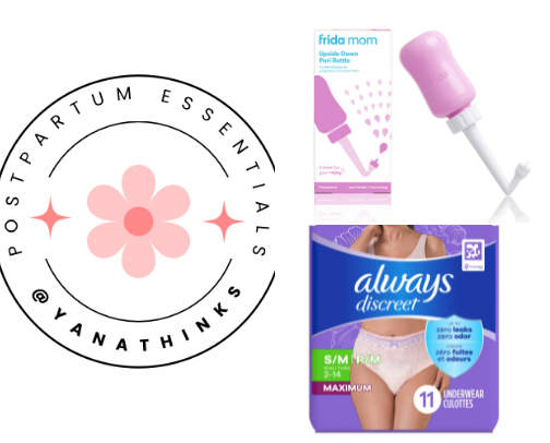Postpartum Essentials cover photo collage