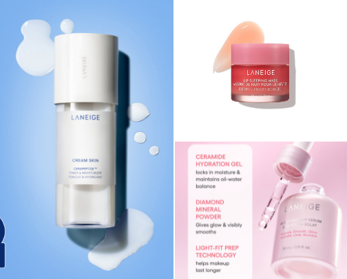 Laneige products that are must haves cover photo collage