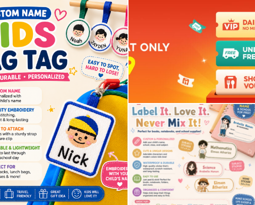 🇮🇩 🎒 Back to School Smarter, Stress Less (Shopee Indonesia) cover photo collage