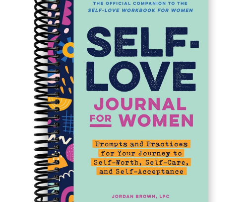 Healing journal , self care journal & trauma related support for women cover photo collage