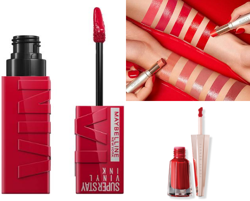 Discover your perfect red lipstick 🍒– whether you seek the best for fair skin, long-lasting matte allure, classic shades, warmth for your undertones, affordability, expert tips for selection, suitability for dark skin tones, trendy picks, or all-day wear – our list has it all! Elevate your beauty game with red timeless elegance and confident allure in every swipe." cover photo collage