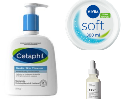 Top skin care cover photo collage