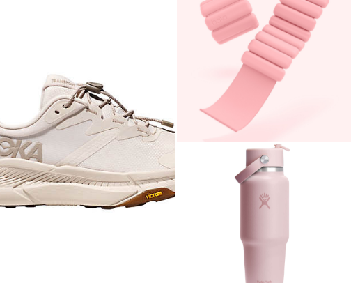 Wellness girl walk essentials cover photo collage