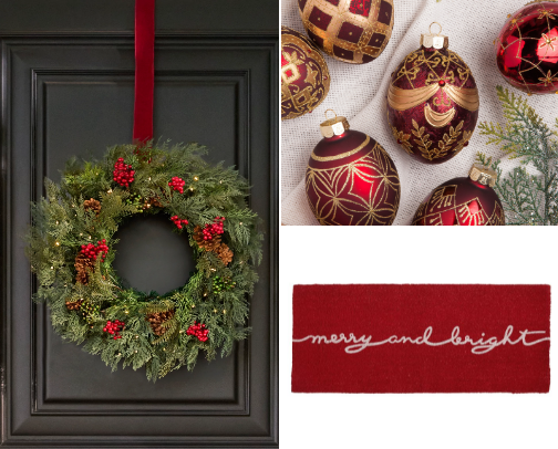 Hello Holidays! AFFORDABLE Christmas Decorrrr! cover photo collage