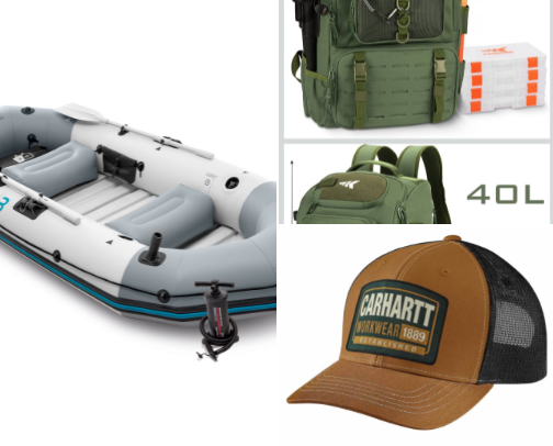 Camping,hunting,fishing essentials/gifts for men cover photo collage