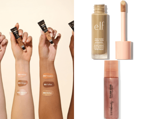 Ulta's Best Liquid Glow/Highlighters cover photo collage