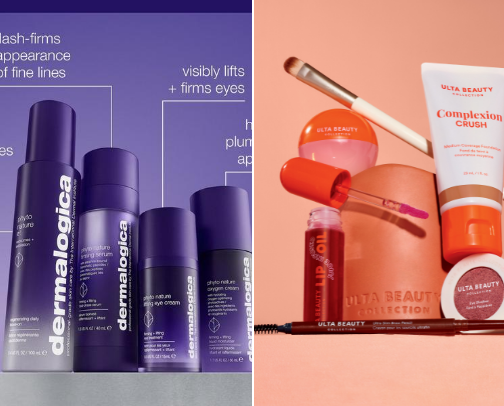 Skin care cover photo collage