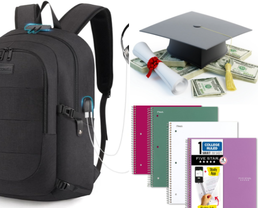 My Back-to-Campus Supply Checklist & Scholarship Resources cover photo collage