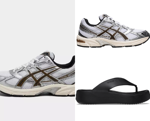Everyday essential shoes cover photo collage