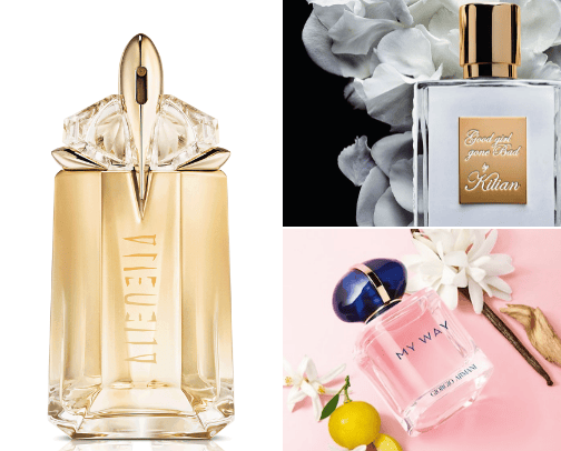 Fragrances, parfumes /ladies 🫶 cover photo collage