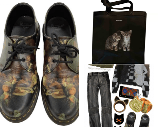 outfits for my unhinged cat parents 🐱🐱 cover photo collage