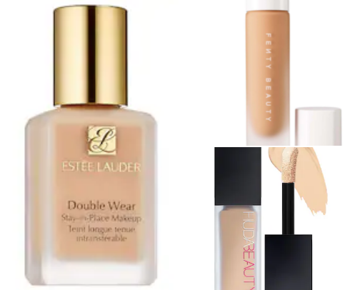 Liquid foundations for oily skin 🥰 cover photo collage