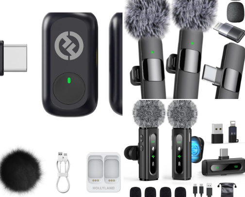 Best Hollyland Microphones & Creator Audio Gear cover photo collage