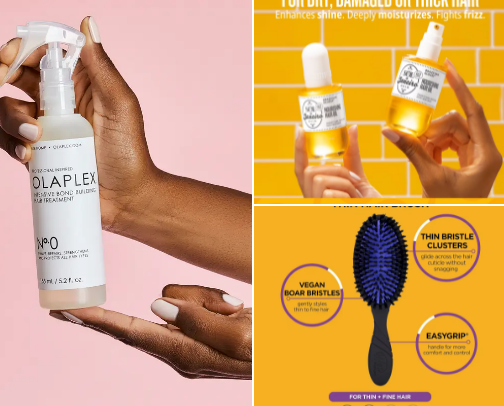 The Products That Changed My Hair cover photo collage