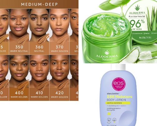 My favorite beauty recs cover photo collage