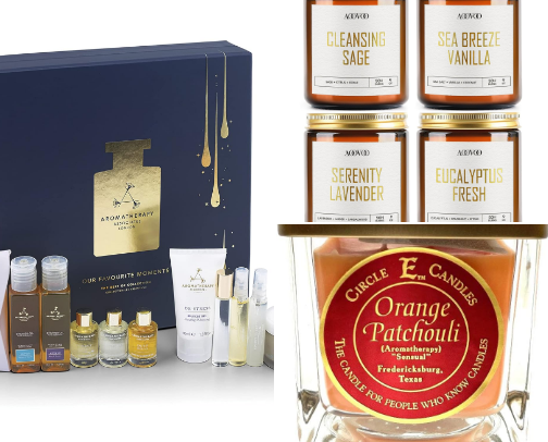 Starlight candles,oils and warmers cover photo collage