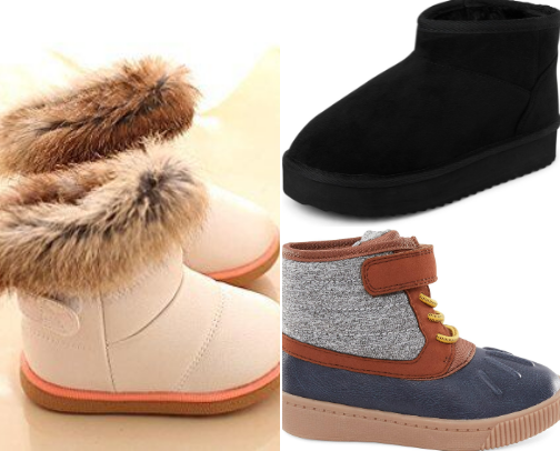Toddler Winter Boots cover photo collage