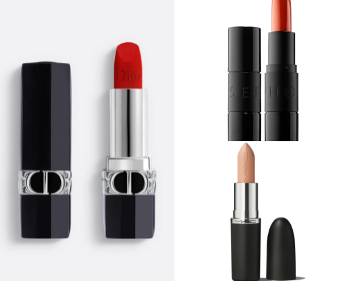 Women's favorite is lipstick cover photo collage