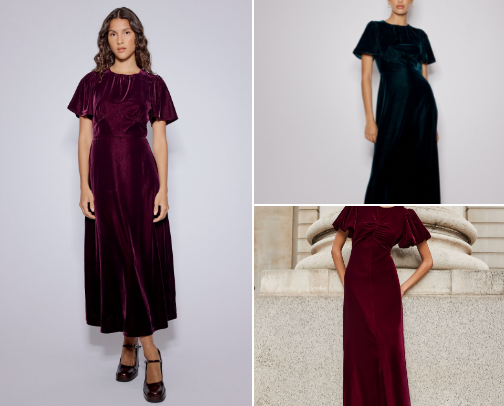 Making your velvet dress dreams come true 💫 cover photo collage