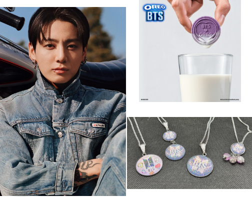 BTS Merch 💜 cover photo collage