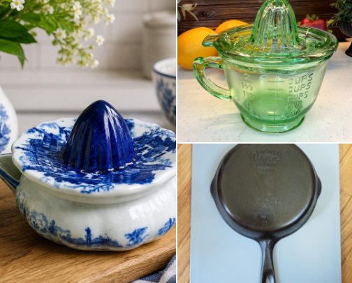 Vintage and Secondhand Finds on Etsy cover photo collage