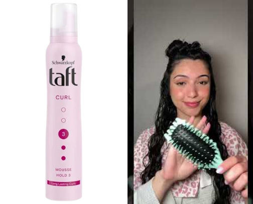 curly hair routine cover photo collage
