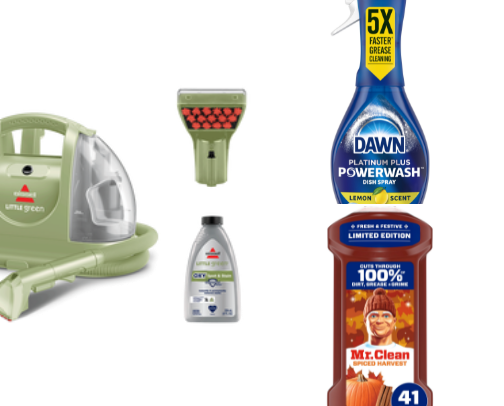 Cleaning products/Home cover photo collage