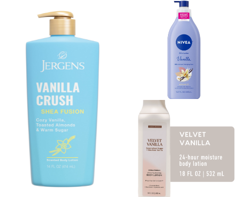 Affordable Vanilla Body Lotion cover photo collage