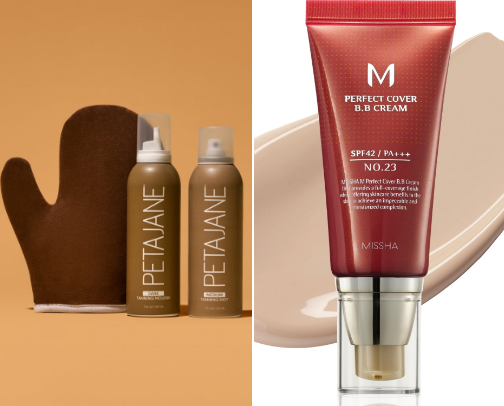 Glow & Go: My Everyday Tan, Skin, Hair + Makeup Favorites cover photo collage