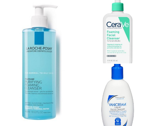 My favorite drug store skincare recommendations cover photo collage