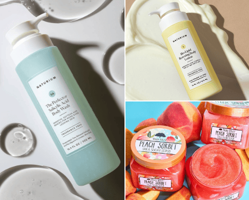 Body care cover photo collage