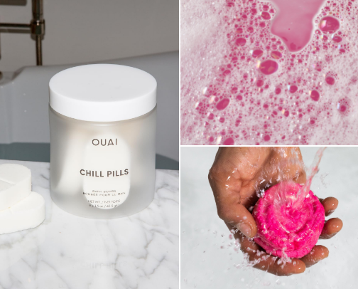 Bubble bath essentials! cover photo collage